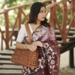 Delicate muslin Jamdani adorned by floral bloom